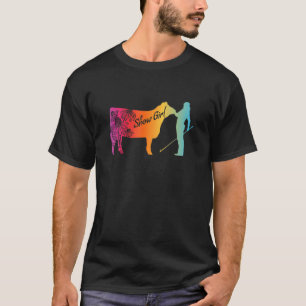 Show Girl Fun Livestock Cattle Showing T-Shirt