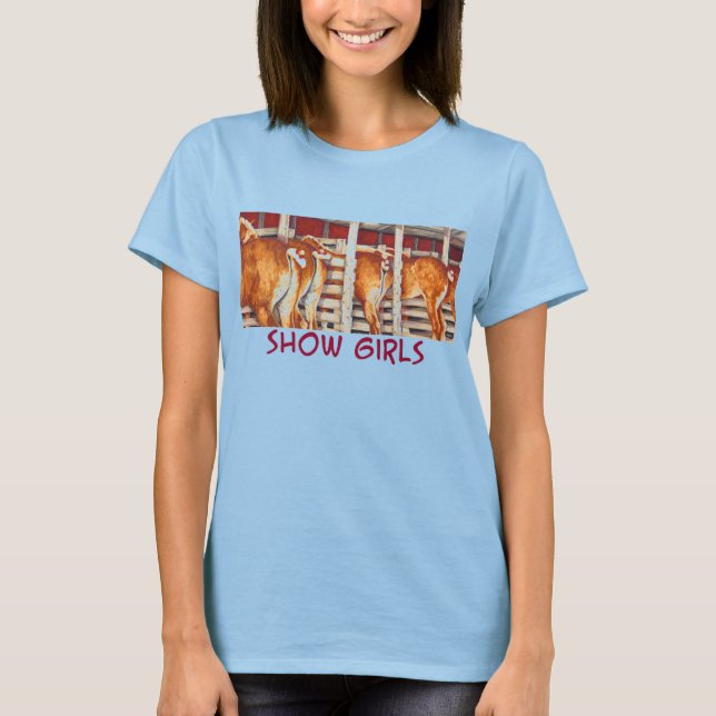 Show Girls - Belgian Horses T-Shirt (Front)