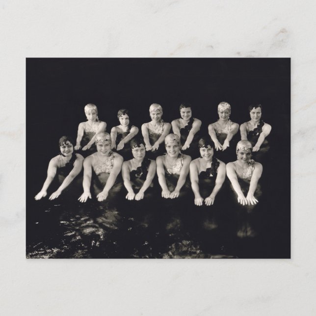 Show Girls In Pool Postcard - 1706681.jpg (Front)