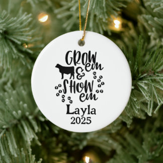 Show Heifer 4H Ornament