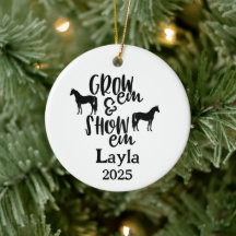 Show Horse Ornament, Rodeo Horse Ornament