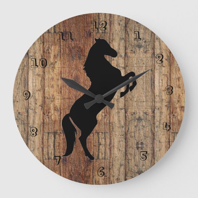 Show Horse Wall Clock (Front)