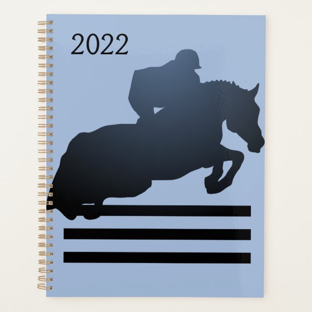 Show jumper clearing an obstacle.  planner (Front)