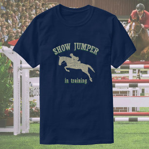 Show Jumper In Training Vintage Equestrian T-Shirt