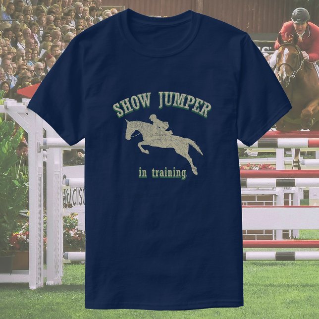 Show Jumper In Training | Vintage Equestrian T-Shirt (Creator Uploaded)