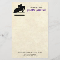 Show Jumper Silhouette for Horse Lovers
