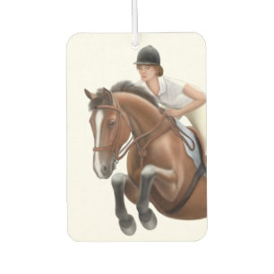 Show Jumping Equestrian Horse Air Freshener