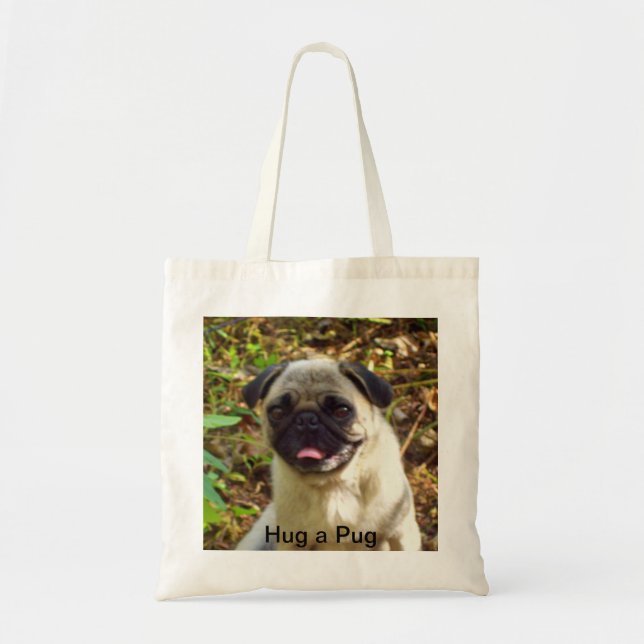 Show Love for your Pug Tote Bag (Front)