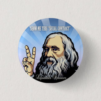 Show Me This "Social Contract" Lysander Spooner 3 Cm Round Badge