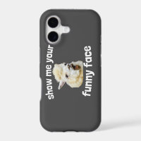 Show me your funny face smiling Alpaca Lama
