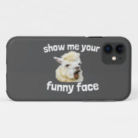 Show me your funny face smiling Alpaca Lama