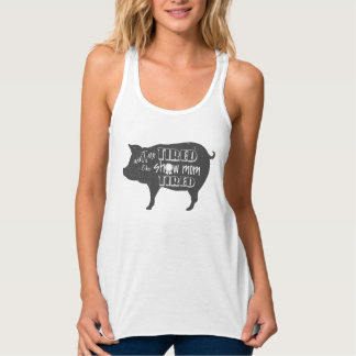 Show Mum Tired  4h show shirt  Livestock pig show