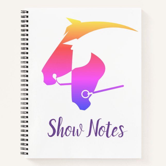Show Notes Spiral Notebook (Front)
