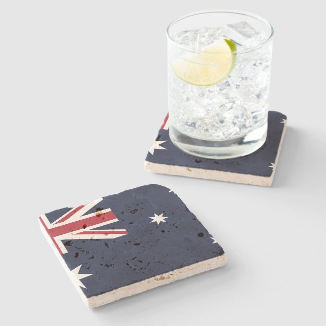 Show off your colors - Australia Stone Coaster (Side)