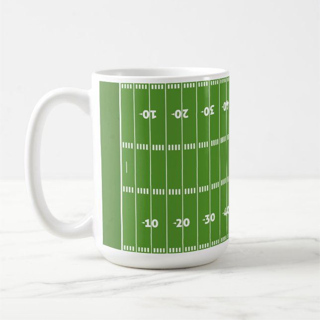 Show off your colors - Football Coffee Mug (Left)