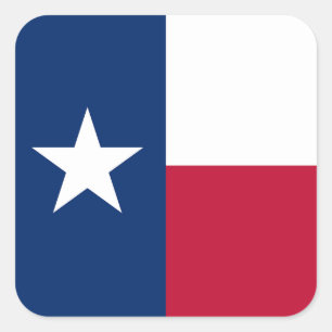 Show off your colors - Texas Square Sticker