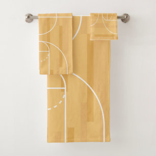 Show off your colours - Basketball Bath Towel Set