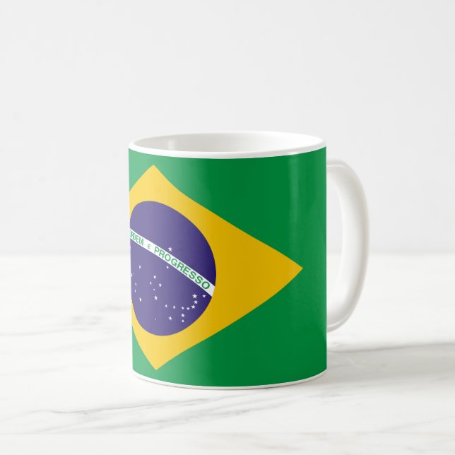 Show off your colours - Brazil Coffee Mug (Front Right)