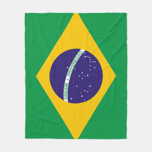 Show off your colours - Brazil Fleece Blanket