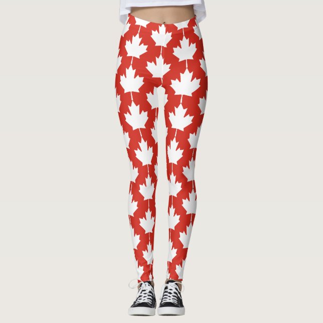 Show off your colours - Canada Leggings (Front)