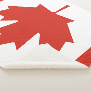 Show off your colours - Canada Sherpa Blanket