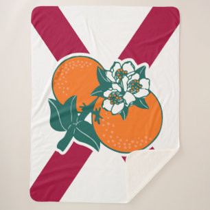 Show off your colours - Florida Sherpa Blanket