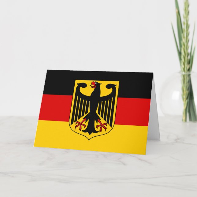 Show off your colours - Germany Thank You Card (Front)
