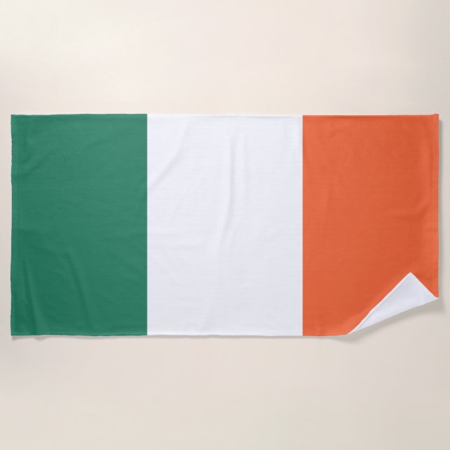 Show off your colours – Ireland Beach Towel (Front)