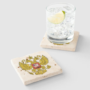 Show off your colours - Russia Stone Coaster