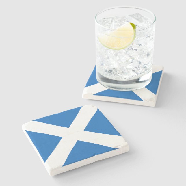 Show off your colours – Scotland Stone Coaster (Side)
