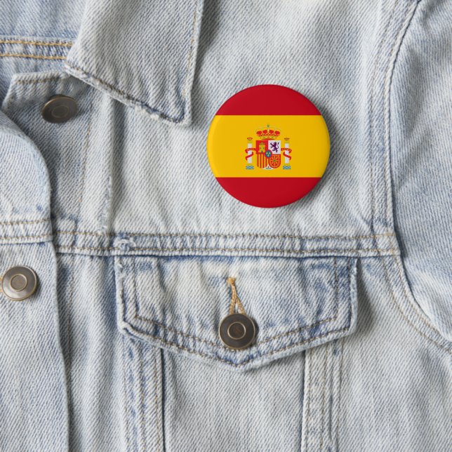 Show off your colours - Spain 6 Cm Round Badge (In Situ)