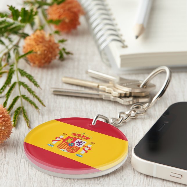 Show off your colours - Spain Key Ring (Front Right)