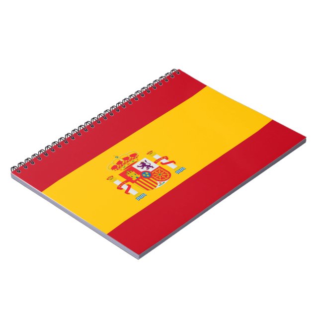Show off your colours - Spain Notebook (Left Side)