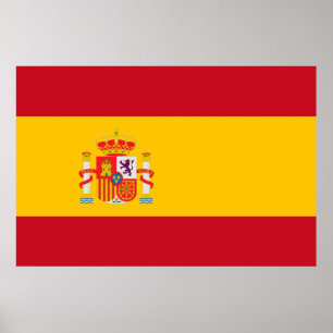 Show off your colours - Spain Poster