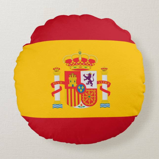 Show off your colours - Spain Round Cushion (Front)