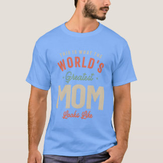 Show Off Your Supermomhe Worlds Greatest Mom retro T-Shirt