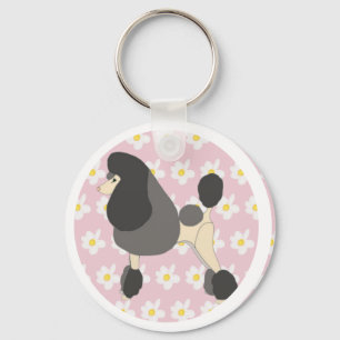 Show Poodle Key Ring