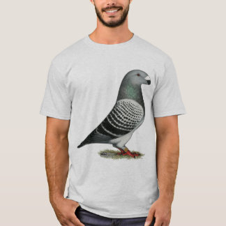 Show Racer Blue Chequered Pigeon T-Shirt