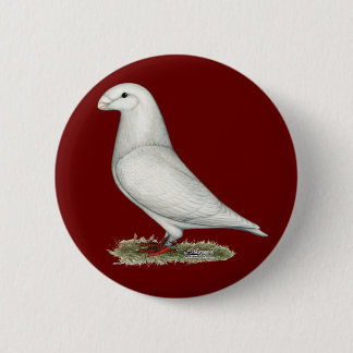 Show Racer White 6 Cm Round Badge