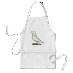 Show Racer White Standard Apron