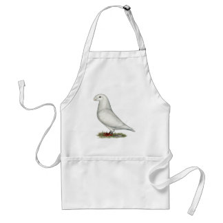 Show Racer White Standard Apron