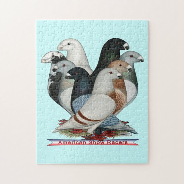 Show Racers Eight Jigsaw Puzzle (Vertical)