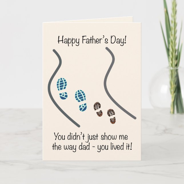 Show the Way Father's Day Holiday Card (Front)