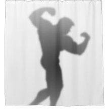 Show Time - Funny Bodybuilder Man Silhouette