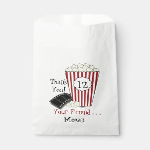 Show Time Popcorn Theme Favour Bag