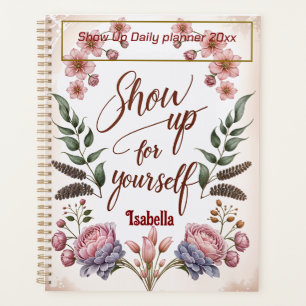 “Show Up for Yourself” with Custom Name Planner