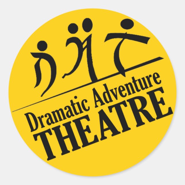 Show your DAT pride! Classic Round Sticker (Front)