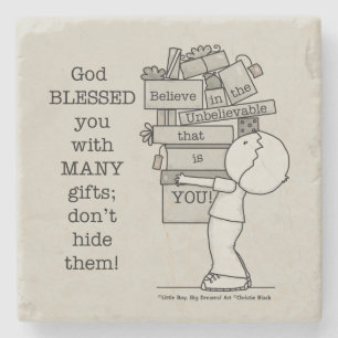 Show Your Gifts Stone Coaster