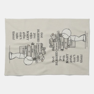 Show Your Gifts Tea Towel