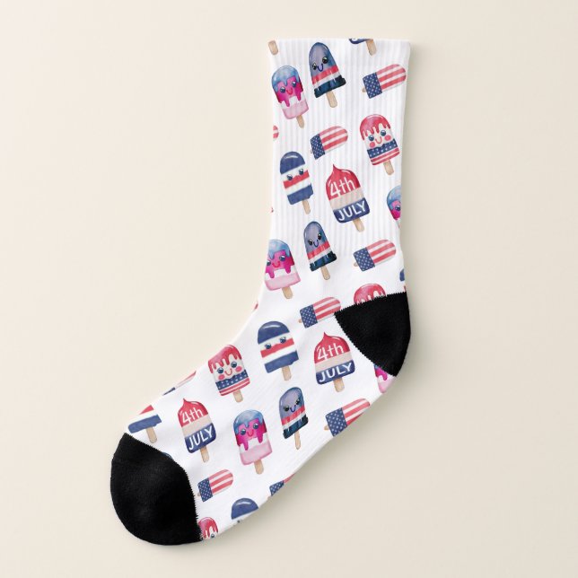 Show your patriotic pride!  socks (Left Outside)